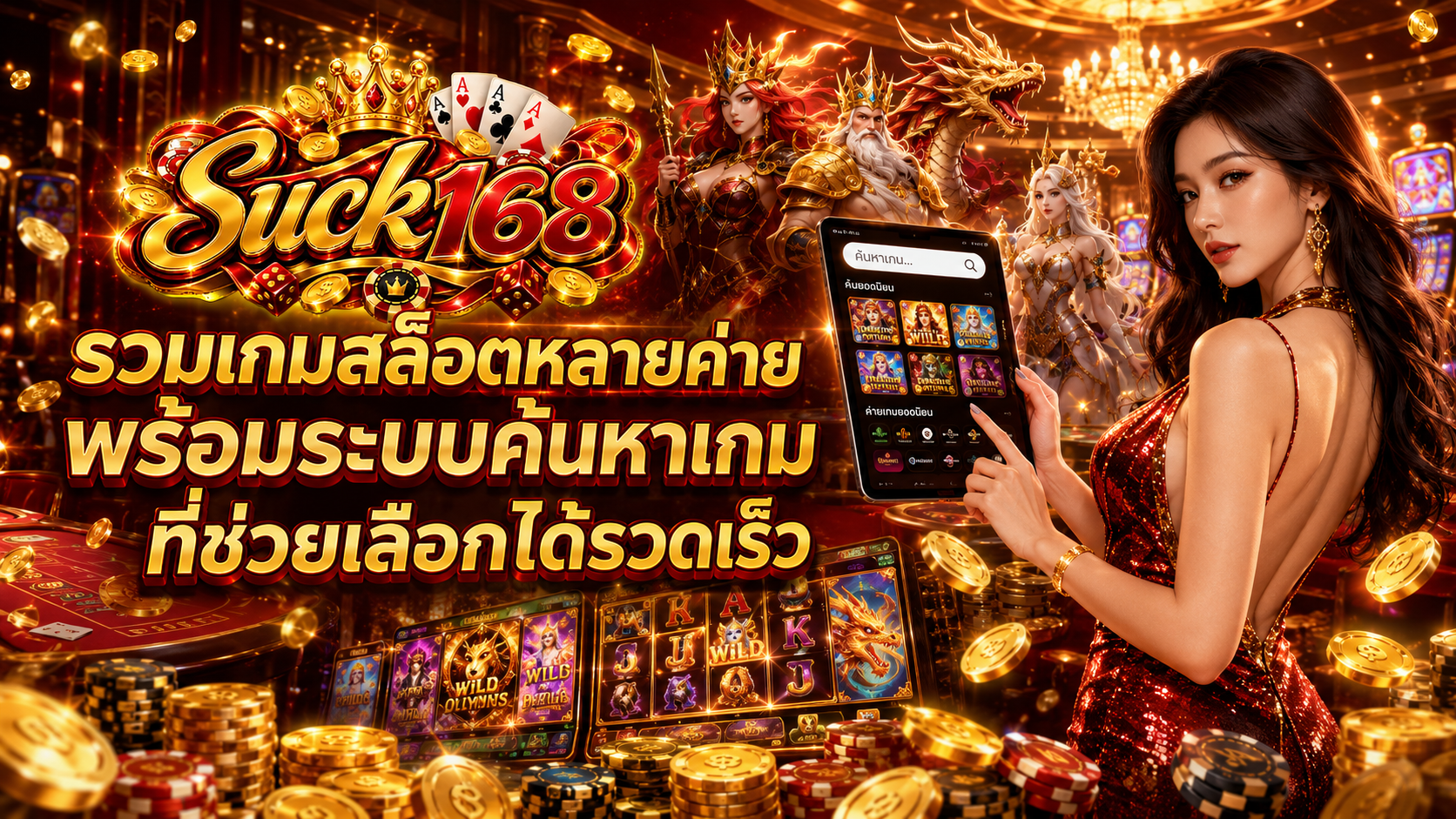 รวมเกมสล็อตหลายค่าย พร้อมระบบค้นหาเกมที่ช่วยเลือกได้รวดเร็ว​