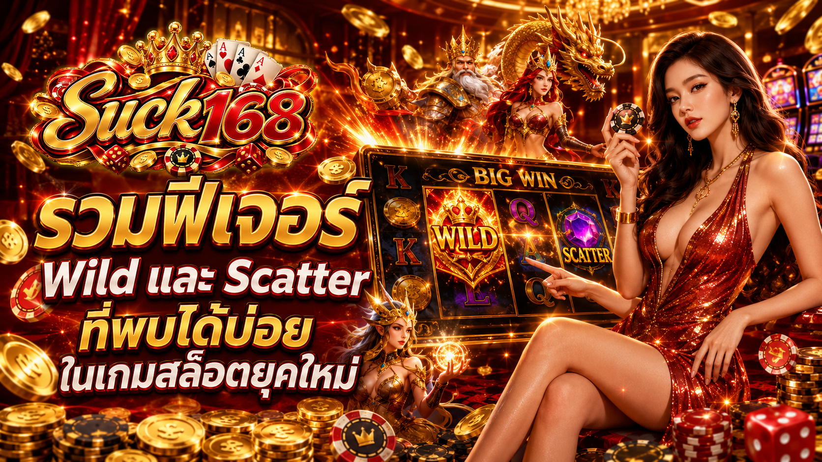 รวมฟีเจอร์ Wild และ Scatter ที่พบได้บ่อยในเกมสล็อตยุคใหม่​
